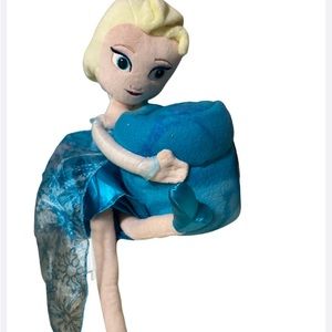 Kids wrapped throw blanket